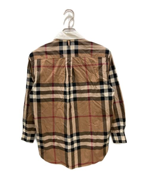 BURBERRY LONDON（バーバリーロンドン）BURBERRY LONDON (バーバリーロンドン) メガチェックシャツ ベージュ サイズ:34の古着・服飾アイテム