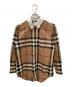 BURBERRY LONDON（バーバリーロンドン）の古着「メガチェックシャツ」｜ベージュ