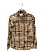 BURBERRY LONDONバーバリーロンドン）の古着「ノバチェックシャツ」｜ベージュ