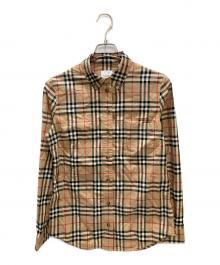 BURBERRY LONDON（バーバリーロンドン）の古着「ノバチェックシャツ」｜ベージュ