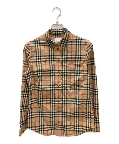 BURBERRY LONDON（バーバリーロンドン）BURBERRY LONDON (バーバリーロンドン) ノバチェックシャツ ベージュ サイズ:40の古着・服飾アイテム