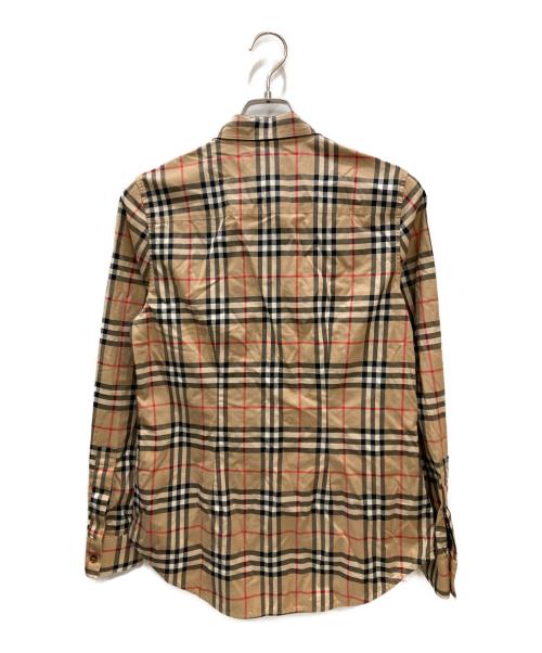 BURBERRY LONDON（バーバリーロンドン）BURBERRY LONDON (バーバリーロンドン) ノバチェックシャツ ベージュ サイズ:40の古着・服飾アイテム