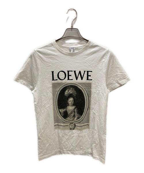 LOEWE（ロエベ）LOEWE (ロエベ) Portrait/プリントTシャツ ホワイト サイズ:Sの古着・服飾アイテム
