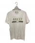 GUCCI（グッチ）の古着「ロゴ オーバーサイズ コットン Tシャツ」｜ホワイト