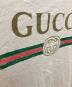 中古・古着 GUCCI (グッチ) ロゴ オーバーサイズ コットン Tシャツ ホワイト サイズ:XXS：8000円