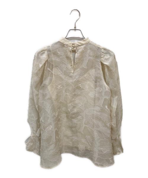 FRAY ID（フレイ アイディー）FRAY ID (フレイ アイディー) フロントスリットブラウス アイボリー サイズ:Freeの古着・服飾アイテム