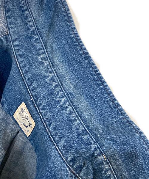orSlow（オアスロウ）orSlow (オアスロウ) 半袖デニムシャツ インディゴ サイズ:2の古着・服飾アイテム