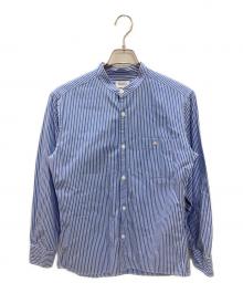 MACKINTOSH PHILOSOPHY（マッキントッシュ フィロソフィー）の古着「バンドカラーシャツ」｜ブルー