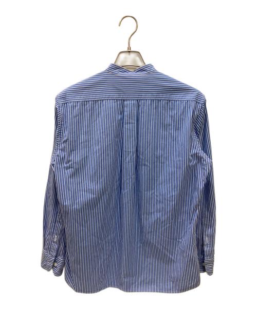 MACKINTOSH PHILOSOPHY（マッキントッシュ フィロソフィー）MACKINTOSH PHILOSOPHY (マッキントッシュ フィロソフィー) バンドカラーシャツ ブルー サイズ:38の古着・服飾アイテム