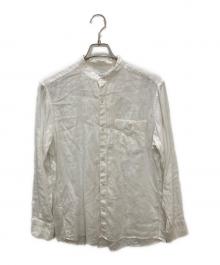MACKINTOSH PHILOSOPHY（マッキントッシュ フィロソフィー）の古着「バンドカラーリネンシャツ」｜ホワイト
