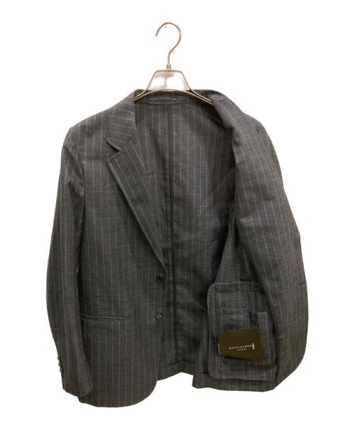 MACKINTOSH LONDON（マッキントッシュ ロンドン）MACKINTOSH LONDON (マッキントッシュ ロンドン) ストライプセットアップスーツ グレー サイズ:38の古着・服飾アイテム