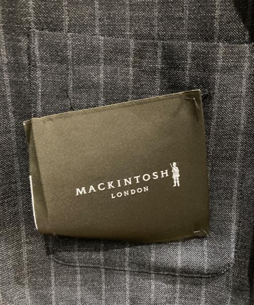 MACKINTOSH LONDON（マッキントッシュ ロンドン）MACKINTOSH LONDON (マッキントッシュ ロンドン) ストライプセットアップスーツ グレー サイズ:38の古着・服飾アイテム