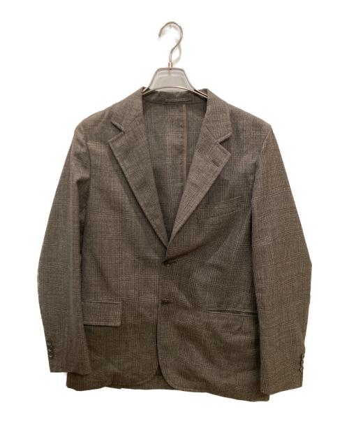 MACKINTOSH LONDON（マッキントッシュ ロンドン）MACKINTOSH LONDON (マッキントッシュ ロンドン) チェックセットアップスーツ ブラウン サイズ:38の古着・服飾アイテム