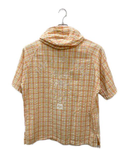 KARL HELMUT（カールヘルム）KARL HELMUT (カールヘルム) タータンチェックプルオーバーシャツ オレンジ サイズ:Lの古着・服飾アイテム