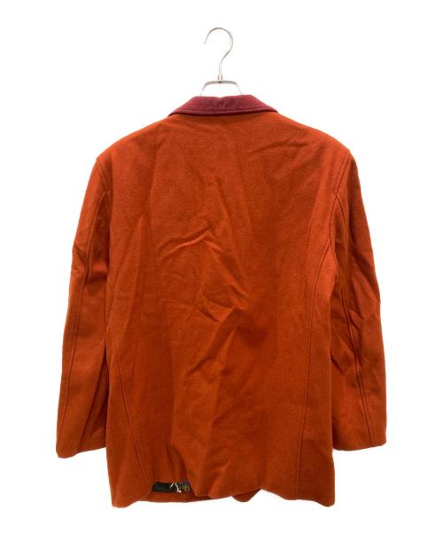 KENZO（ケンゾー）KENZO (ケンゾー) 古着裏地総柄ウールジャケット オレンジ サイズ:Freeの古着・服飾アイテム