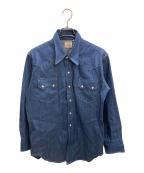LEVI'S VINTAGE CLOTHINGリーバイス ビンテージ クロージング）の古着「SHORTHORN SAWTOOTH ウエスタンシャツ RIGID」｜インディゴ