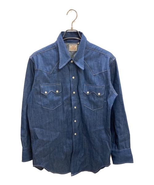 LEVI'S VINTAGE CLOTHING（リーバイス ビンテージ クロージング）LEVI'S VINTAGE CLOTHING (リーバイス ビンテージ クロージング) SHORTHORN SAWTOOTH ウエスタンシャツ RIGID インディゴ サイズ:Lの古着・服飾アイテム