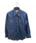 LEVI'S VINTAGE CLOTHING（リーバイス ビンテージ クロージング）の古着「SHORTHORN SAWTOOTH ウエスタンシャツ RIGID」｜インディゴ