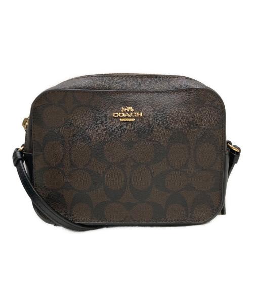 COACH（コーチ）COACH (コーチ) シグネチャーショルダーバッグ ブラウンの古着・服飾アイテム