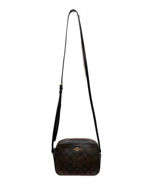 COACH（コーチ）COACH (コーチ) シグネチャーショルダーバッグ ブラウンの古着・服飾アイテム
