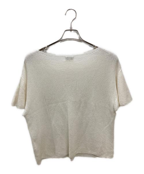 MACKINTOSH PHILOSOPHY（マッキントッシュ フィロソフィー）MACKINTOSH PHILOSOPHY (マッキントッシュ フィロソフィー) 半袖ニット ホワイト サイズ:38の古着・服飾アイテム