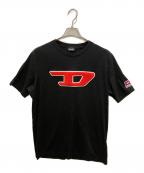 DIESELディーゼル）の古着「ビッグDロゴワッペンTシャツ」｜ブラック