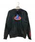 Hysteric Glamour（ヒステリックグラマー）の古着「HELL OVAL ボアアップリケスウェット」｜ブラック
