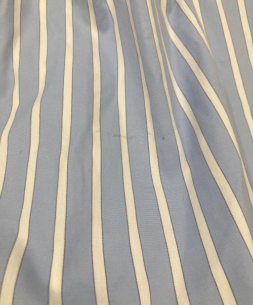 POLO（ポロ）POLO (ポロ) 古着半袖ストライプシャツ ブルー サイズ:Lの古着・服飾アイテム