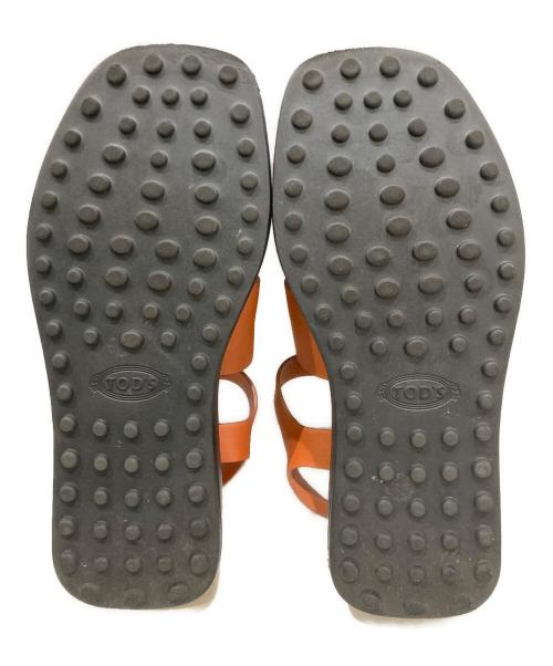 TOD'S（トッズ）TOD'S (トッズ) KATE/ケイトグルカサンダル ブラウン サイズ:37の古着・服飾アイテム