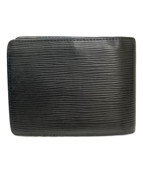 LOUIS VUITTON（ルイ ヴィトン）LOUIS VUITTON (ルイ ヴィトン) 2つ折り財布 ブラックの古着・服飾アイテム