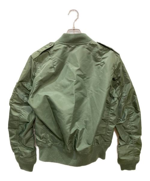 AVIREX（アヴィレックス）AVIREX (アヴィレックス) L-2Bフライトジャケット COMMERCIAL MODEL オリーブ サイズ:Lの古着・服飾アイテム
