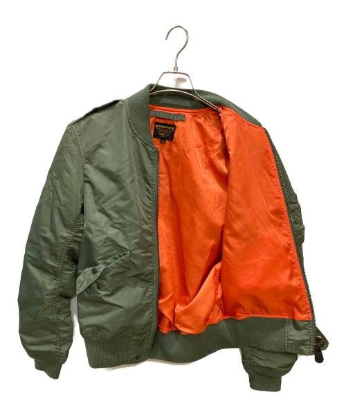 AVIREX（アヴィレックス）AVIREX (アヴィレックス) L-2Bフライトジャケット COMMERCIAL MODEL オリーブ サイズ:Lの古着・服飾アイテム