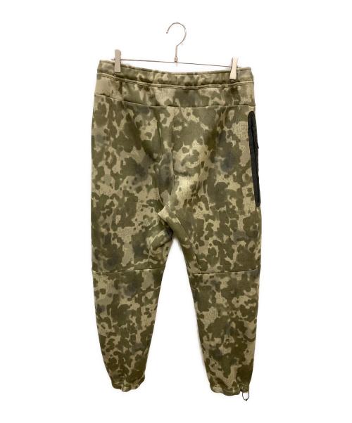 NIKE（ナイキ）NIKE (ナイキ) オープンヘム テックフリースカモパンツ / スウェットパンツ オリーブ サイズ:XLの古着・服飾アイテム