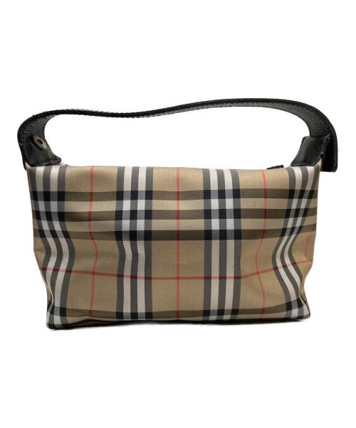 BURBERRY LONDON（バーバリーロンドン）BURBERRY LONDON (バーバリーロンドン) バニティポーチ ベージュの古着・服飾アイテム
