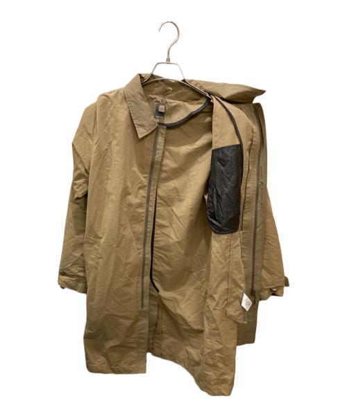 mont-bell（モンベル）mont-bell (モンベル) ダウンライナー付きステンカラーコート ベージュ サイズ:Sの古着・服飾アイテム