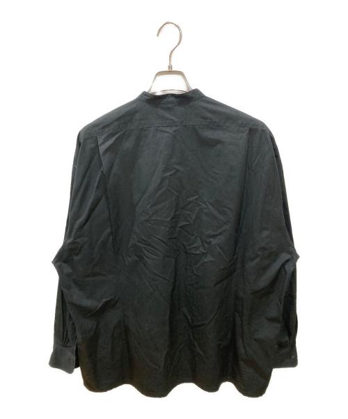 Graphpaper（グラフペーパー）Graphpaper (グラフペーパー) High Count Band Collar Shirt ブラック サイズ:freeの古着・服飾アイテム