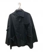 Graphpaperグラフペーパー）の古着「Scale Off Gabardine Coverall」｜ブラック