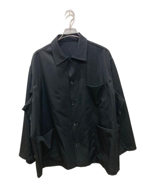 Graphpaper（グラフペーパー）Graphpaper (グラフペーパー) Scale Off Gabardine Coverall ブラック サイズ:1の古着・服飾アイテム