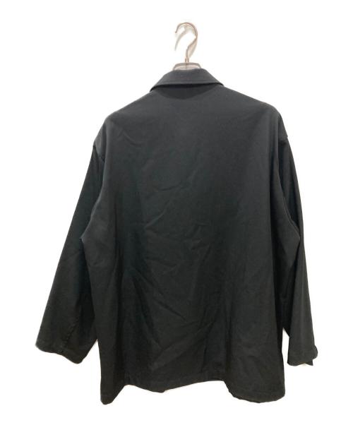 Graphpaper（グラフペーパー）Graphpaper (グラフペーパー) Scale Off Gabardine Coverall ブラック サイズ:1の古着・服飾アイテム