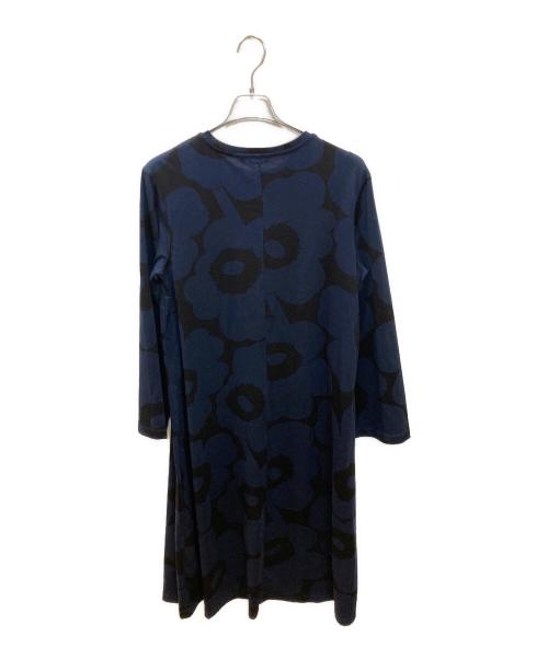 marimekko（マリメッコ）marimekko (マリメッコ) ウニッコ総柄ワンピース ネイビー サイズ:Sの古着・服飾アイテム