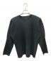 HOMME PLISSE ISSEY MIYAKE（オム プリッセ イッセイ ミヤケ）の古着「プリーツカットソープルオーバー」｜ブラック