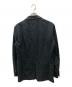 ISSEY MIYAKE MEN (イッセイミヤケメン) ステッチデザインリネンテーラードジャケット ブラック サイズ:S：25000円