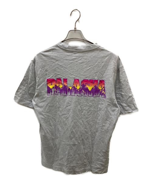PALACE（パレス）PALACE (パレス) PALASKA T-SHIRT グレー サイズ:Lの古着・服飾アイテム