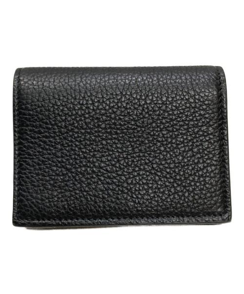Salvatore Ferragamo（サルヴァトーレ フェラガモ）Salvatore Ferragamo (サルヴァトーレ フェラガモ) ガンチーニ コンパクトウォレット ブラックの古着・服飾アイテム
