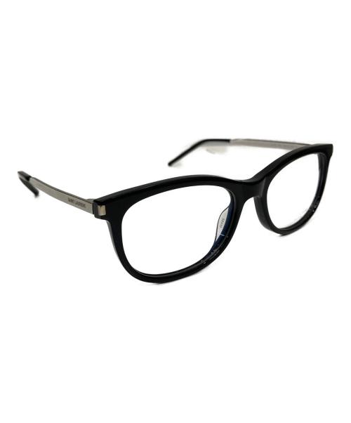 Saint Laurent Paris（サンローランパリ）Saint Laurent Paris (サンローランパリ) ウェリントンシェイプ眼鏡 ブラック サイズ:53□17の古着・服飾アイテム