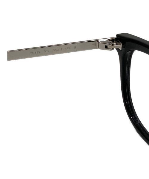 Saint Laurent Paris（サンローランパリ）Saint Laurent Paris (サンローランパリ) ウェリントンシェイプ眼鏡 ブラック サイズ:53□17の古着・服飾アイテム