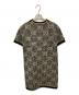 GUCCI (グッチ) GGジャガードラメニットワンピース ブラック サイズ:XS：70000円
