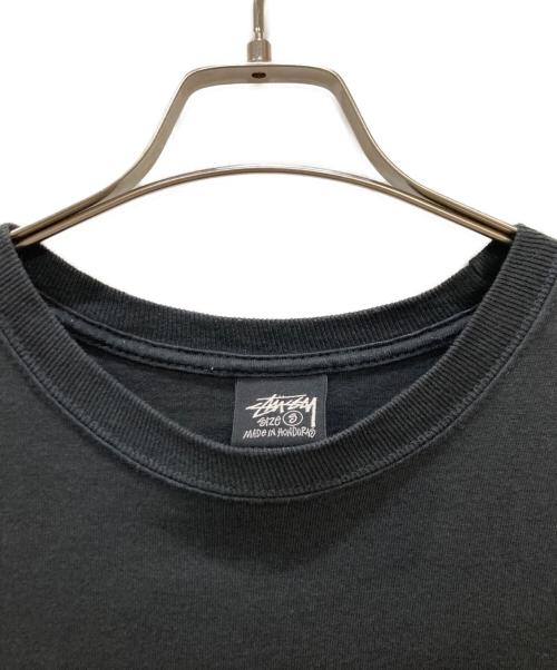 stussy（ステューシー）stussy (ステューシー) プリントTシャツ ブラック サイズ:Sの古着・服飾アイテム
