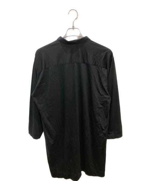 HOMME PLISSE ISSEY MIYAKE（オム プリッセ イッセイ ミヤケ）HOMME PLISSE ISSEY MIYAKE (オム プリッセ イッセイ ミヤケ) ハーフジップカットソー ブラック サイズ:2の古着・服飾アイテム