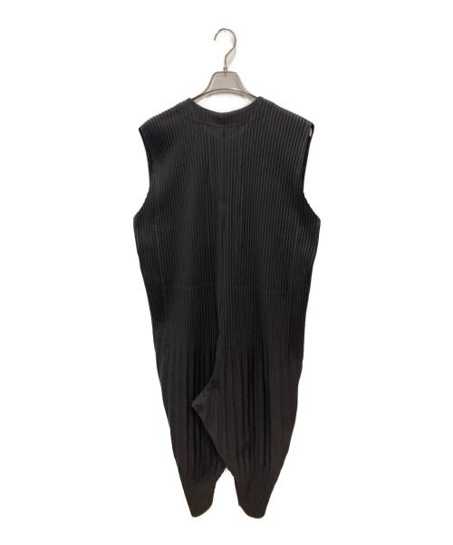 HOMME PLISSE ISSEY MIYAKE（オム プリッセ イッセイ ミヤケ）HOMME PLISSE ISSEY MIYAKE (オム プリッセ イッセイ ミヤケ) プリーツオールインワン / ジャンプスーツ ブラウン サイズ:1の古着・服飾アイテム